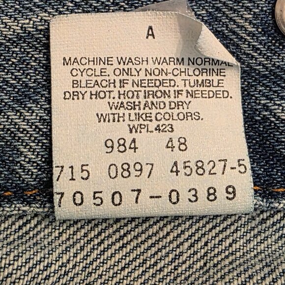 Levi's Men's Trucker Denim Jacket, size XL. - Picture 13 of 14